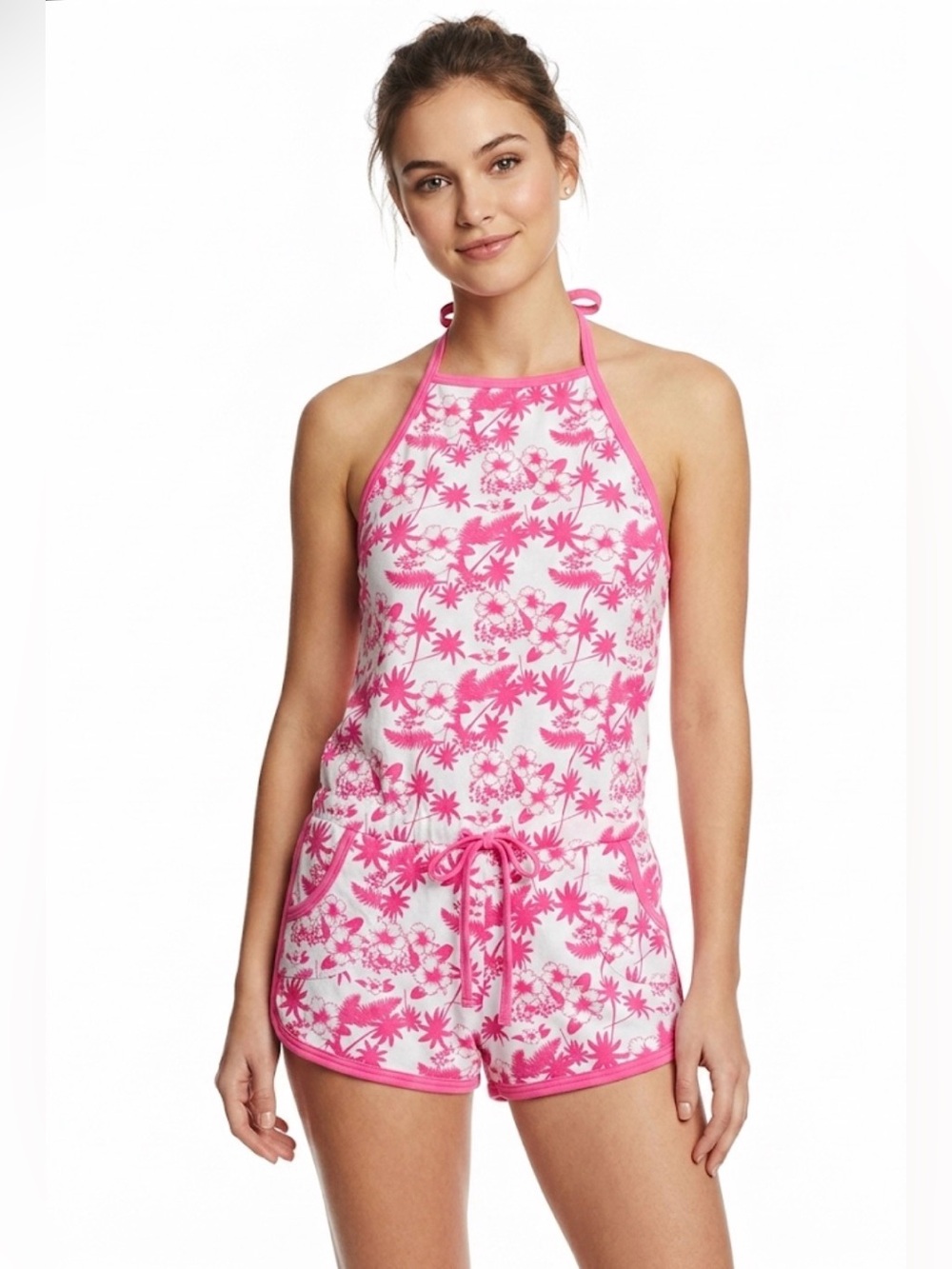 TerraNova Terry Tropical Halter Romper